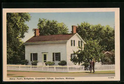 AK Dearborn, MI, Greenfield Village, Henry Ford`s Birthplace