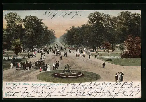 AK Detroit, MI, Central Avenue, Belle Isle Park