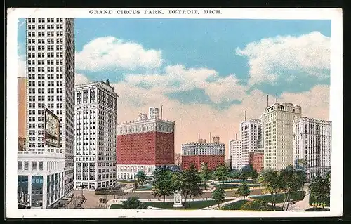 AK Detroit, MI, Grand Circus Park