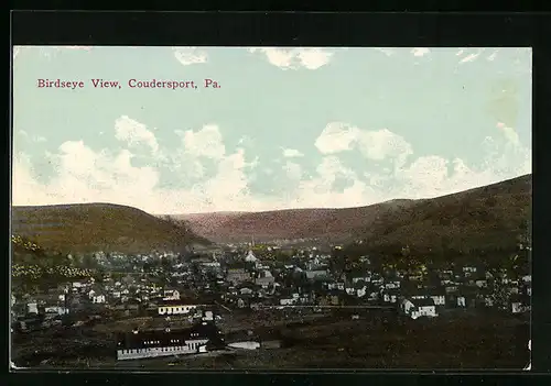 AK Coudersport, PA, looking over the town
