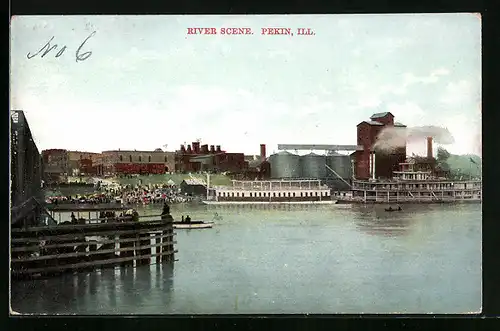 AK Pekin, IL, at the River Scene