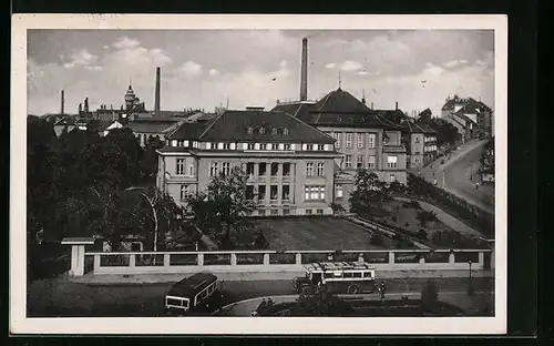 AK Pilsen, Blick über das Bürgerliche Brauhaus