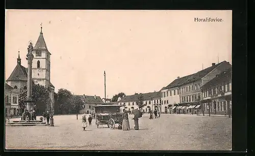 AK Horadovice, Namesti, Radnice