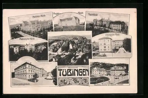 AK Tübingen, Gesamtansicht, Kliniken, Universität