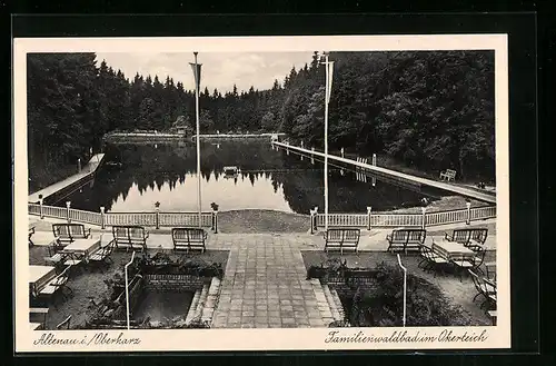 AK Altenau /Harz, Familienwaldbad im Okerteich