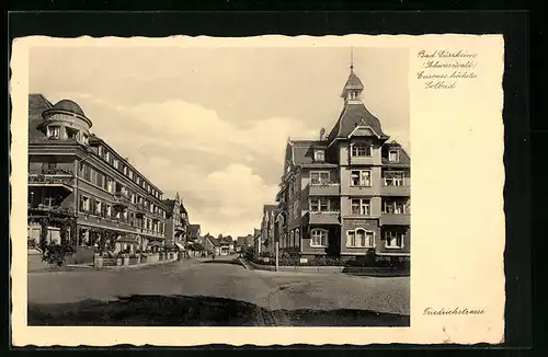 AK Bad Dürrheim /Schwarzwald, Friedrichstrasse mit Passanten