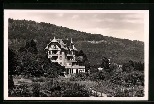 AK Baden-Baden, Hotel und Cafe Gretel