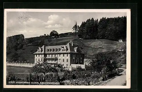 AK Elzach /Bad Schwarzwald, Städtisches Krankenhaus