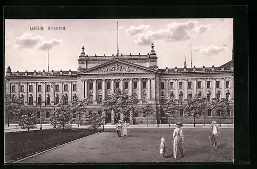 AK Leipzig, Universität, Vorderansicht