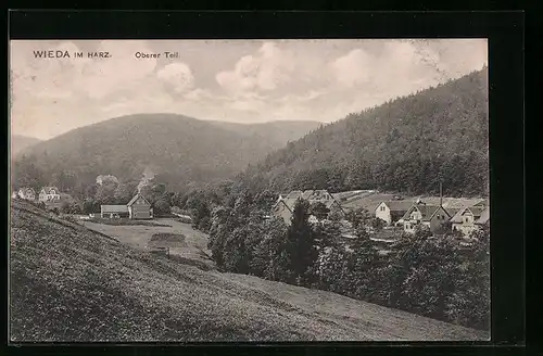 AK Wieda /Harz, Ortsansicht Oberer Teil
