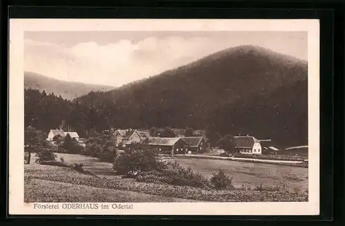 AK Oderhaus /Odertal, Försterei Oderhaus