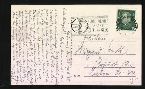 AK Karlsruhe, Kaiserstrasse mit Wiener Cafe Central und Strassenbahn