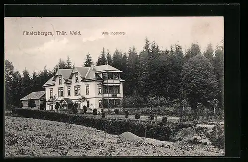 AK Finsterbergen /Th., Villa Ingeborg