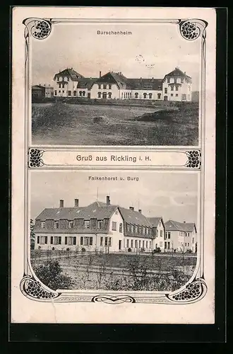 AK Rickling i.H., Burschenheim, Falkenhorst
