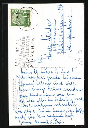 AK Rothenhahn b. Kiel, Gasthof zum Rothenhahn, Tankstelle