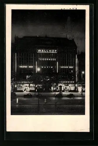 AK Hamburg, Wallhof Gaststätten, Glockengiesserwall 2