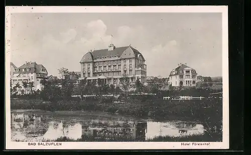 AK Bad Salzuflen, Hotel Fürstenhof mit Umgebung