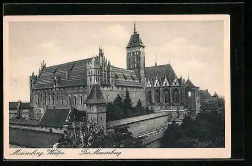 AK Marienburg, Aussenansicht der Marienburg