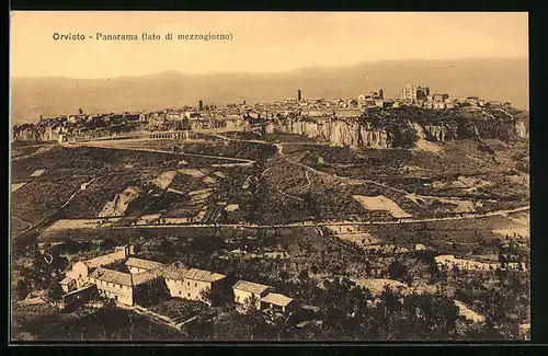 AK Orvieto, Panorama, lati di mezzogiorno