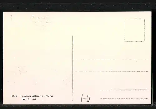 AK Orvieto, I Ruderi della Rocca, In Basso vedesi la Stazione