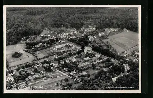 AK Bad Rehburg, Fliegeraufnahme der gesamten Ortschaft