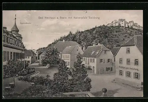 AK Bad Neuhaus a. Saale, Schlosshotel und Kaiserpfalz Salzburg