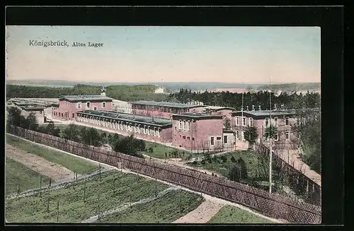 AK Königsbrück i. Sa., Blick auf das Alte Lager