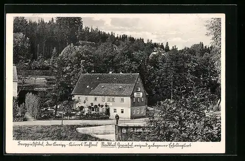 AK Berggiesshübel, Gasthaus Zwieselmühle