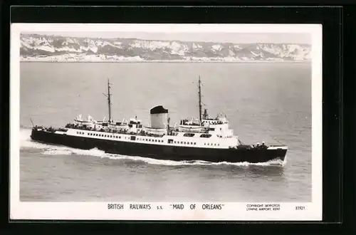 AK British Railways, das Passagierschiff Maid of Orleans
