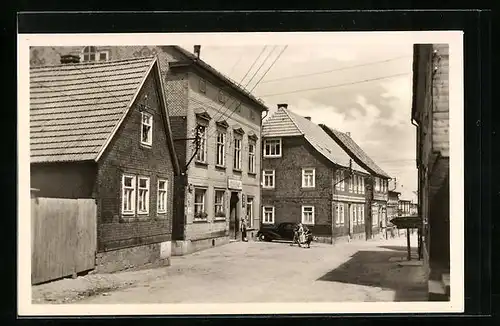 AK Geschwenda i. Thür. Wald, Strasse durch den Ort