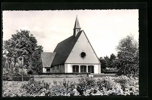 AK Bünde i. Westf., Kapelle auf dem Neuen Friedhof