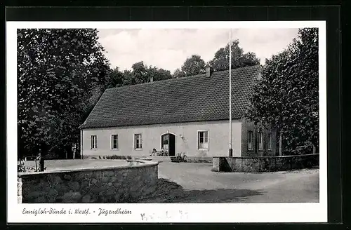 AK Ennigloh-Bünde i. Westf., vor dem Jugendheim