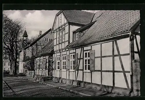 AK Bünde i. Westfalen, vor dem alten Pfarrhaus