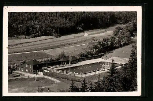 AK Leutenberg i. Thür., Blick auf das Bad im Ilmtal