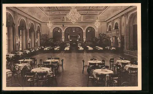 AK Dresden-Neustadt, Festsäle Linckesches Bad, Innenansicht