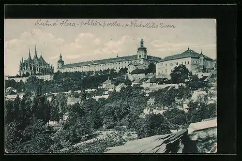 AK Kutná Hora, Pohled z parku u Vlasského Dvora