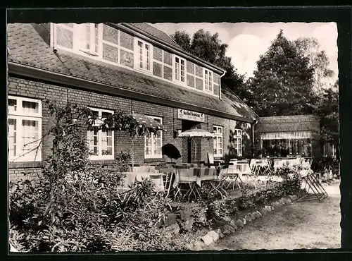 AK Höckel über Buchholz, Gasthof Heidekrug, G. Wille