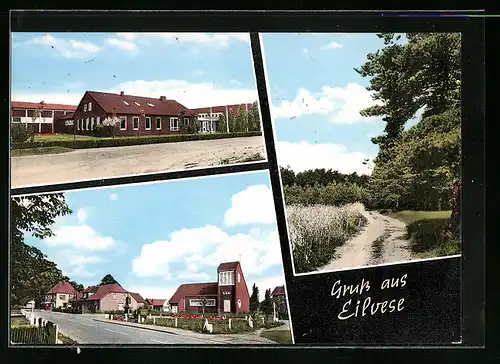 AK Eilvese /Kr. Neustadt, Blick auf eine Kirche