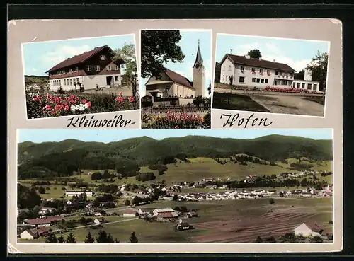 AK Kleinweiler Hofen, Kirche, Schule, Gemeindekanzlei, Feuerwehrhaus