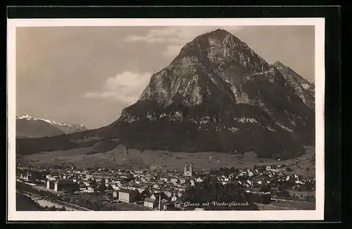 AK Glarus, Teilansicht mit Vorderglärnisch