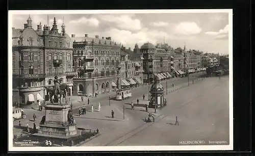 AK Hälsingborg, Järnvägsgatan, Strassenbahn