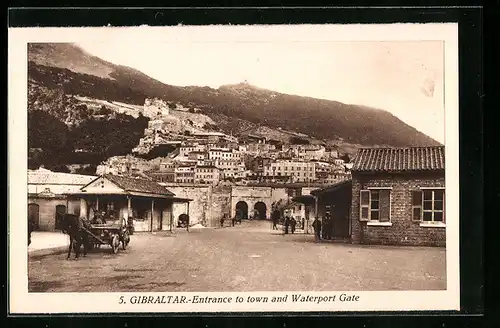AK Gibraltar, Entrance to town and Waterport Gate