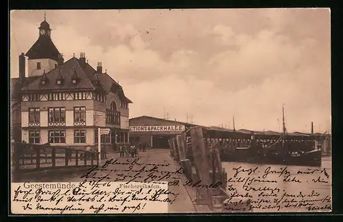 AK Geestemünde, Fischereihafen mit Produktions- & Packhalle