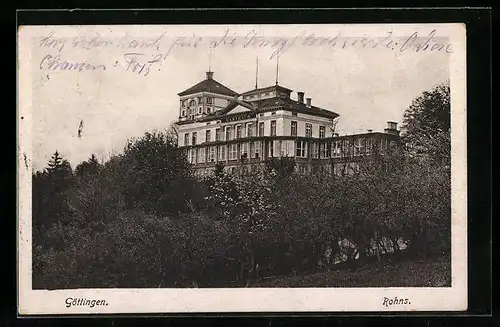 AK Göttingen, Rohns, Gasthaus