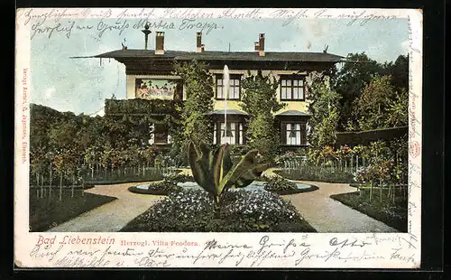 AK Bad Liebenstein, Herzogl. Villa Feodora