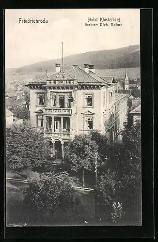 AK Friedrichroda, Hotel Klosterberg Rich. Rohne