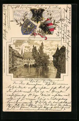 Präge-Lithographie Nürnberg, An der Museumsbrücke