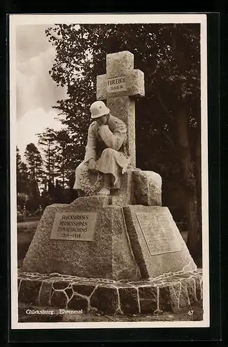 AK Glücksburg /Nodmark, Ehrenmal