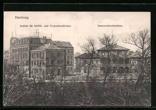 AK Hamburg-St.Pauli, Institut für Schiffs-und Tropenkrankheiten und Seemannskrankenhaus