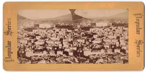 Stereo-Fotografie Popular Series, Ansicht Athen / Athens, Blick über die Stadt